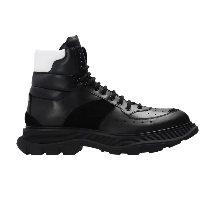 

Кроссовки Alexander McQueen Alexander McQueen Hybrid Tread Sneaker 'Black White', черный