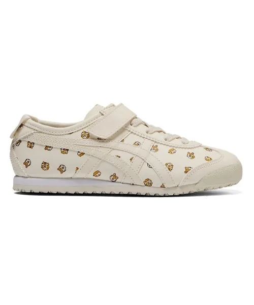 Кроссовки для детей с графикой Onitsuka Tiger MEXICO 66 KIDS cream — фото 2