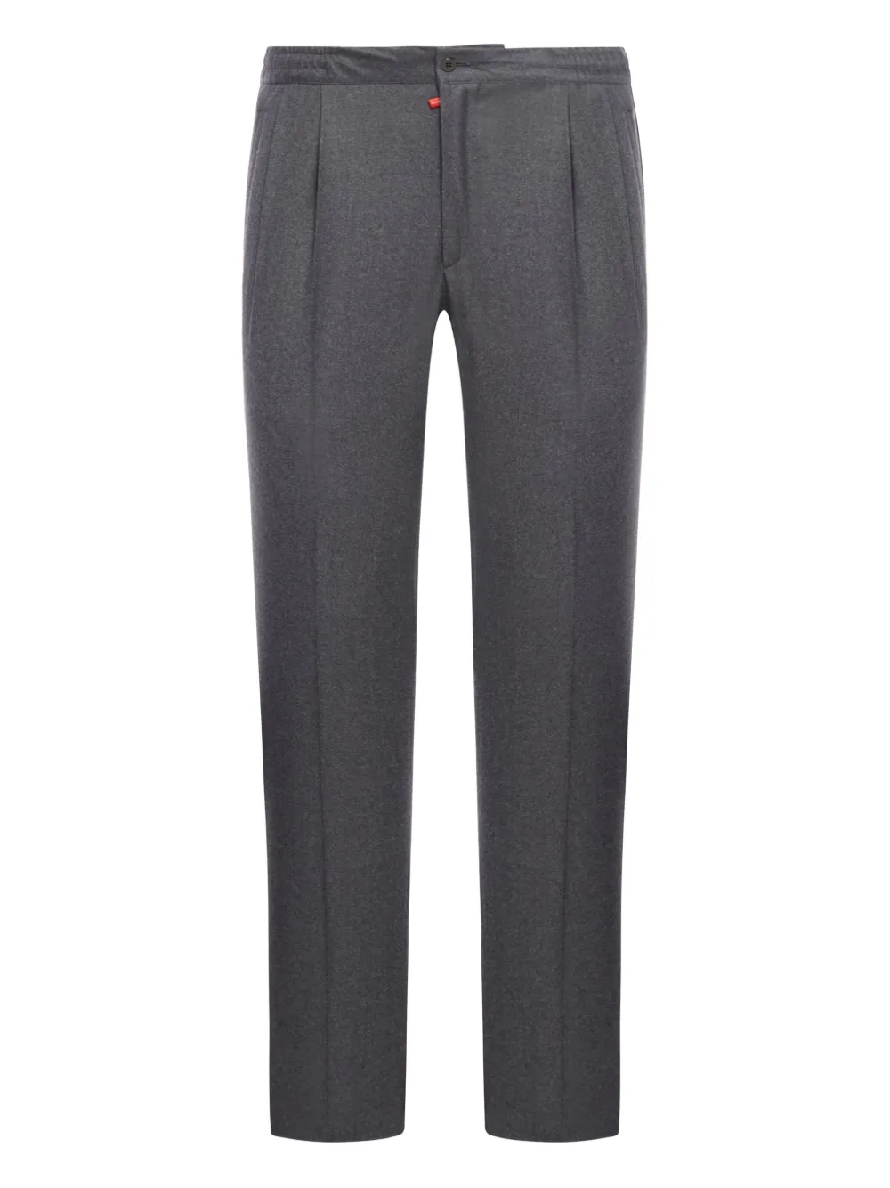 

Строгие брюки с вытачками Kiton, серый