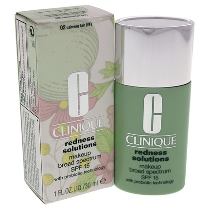 

Clinique Redness Solutions SPF 15 Успокаивающий макияж для женщин Ярмарка 1 жидкая унция