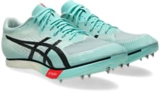 Кроссовки для легкой атлетики ASICS Unisex METASPEED MD, черный/мятный — фото 2