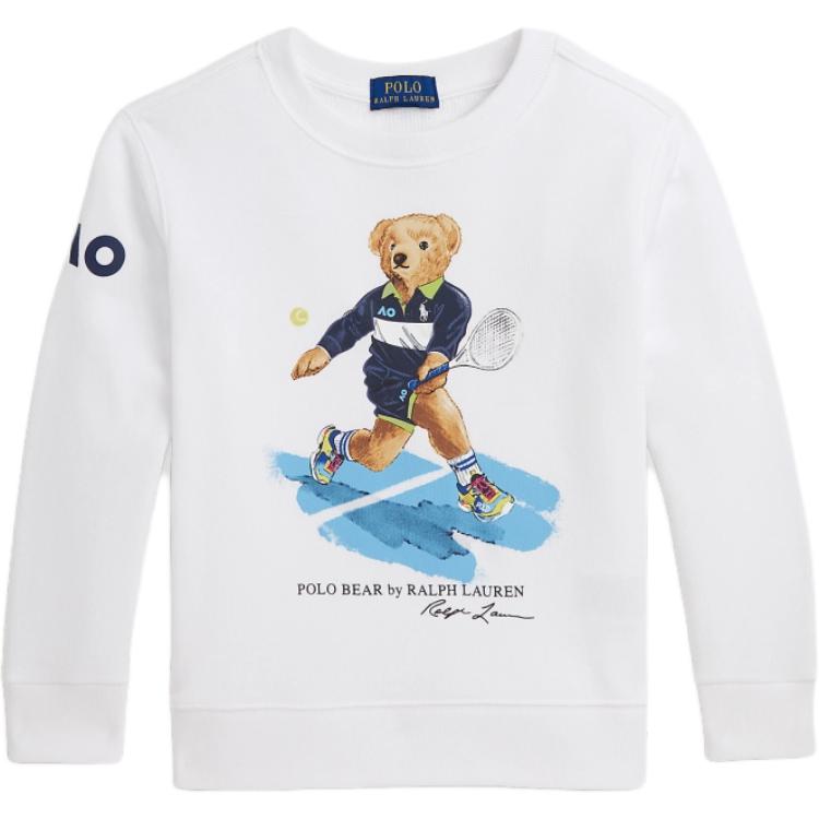 

Свитшот SS26 для детей Polo Ralph Lauren, белый