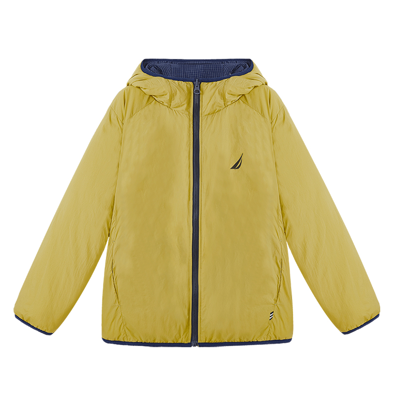 

утепленная куртка осень зима для подростков NAUTICA, nautica синий reverse wear