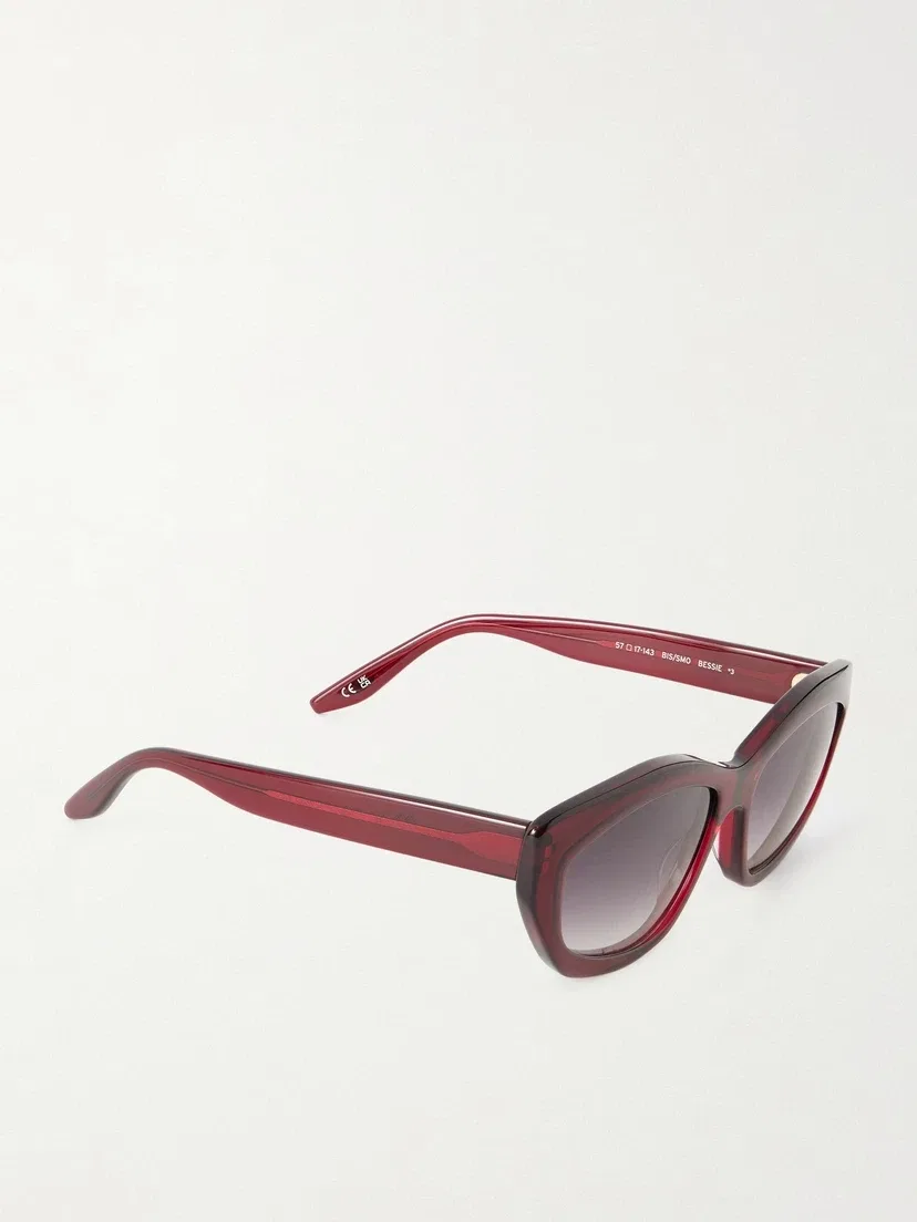 Солнцезащитные очки Bessie Cat-Eye из ацетата Barton Perreira, красный — фото 3
