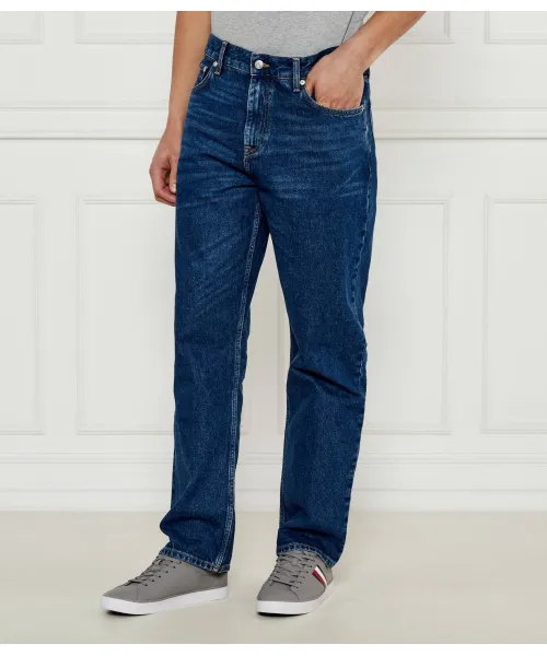 

Свободные джинсы River Straight fit Tommy Hilfiger, синий