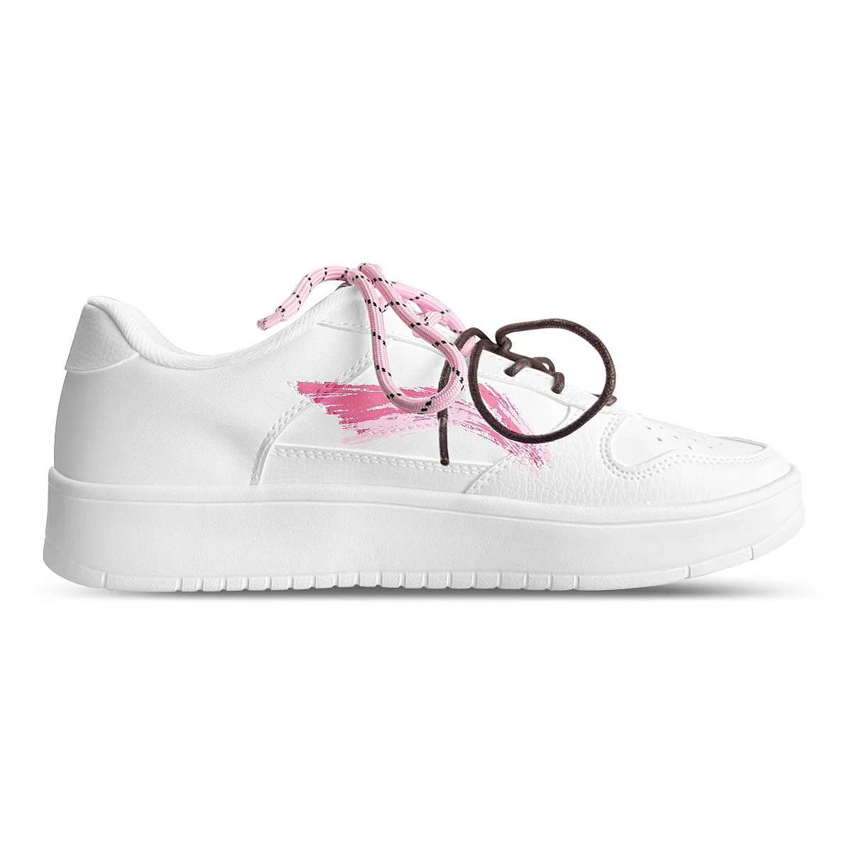 Скейтбордические кроссовки Li-Ning Floating Boat White Pink — фото 4