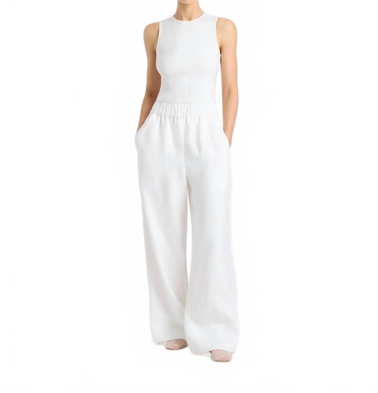 

Дельфи Универсальные брюки в белом цвете BONDI BORN