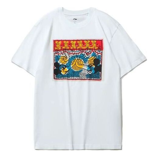 

Футболка disney mickey x keith haring Li-Ning, белый