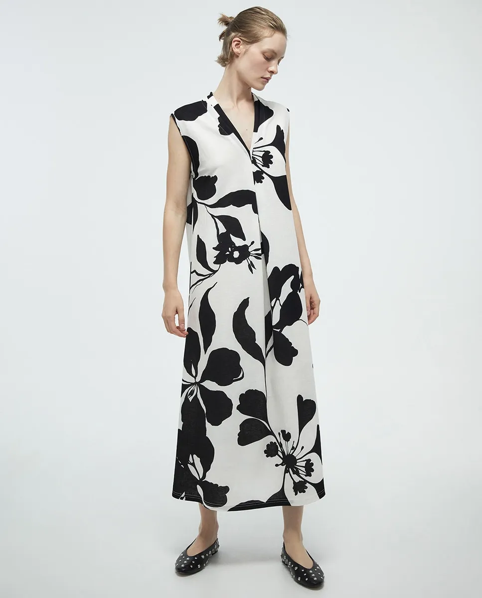 

Основное платье из льна Sfera, черный