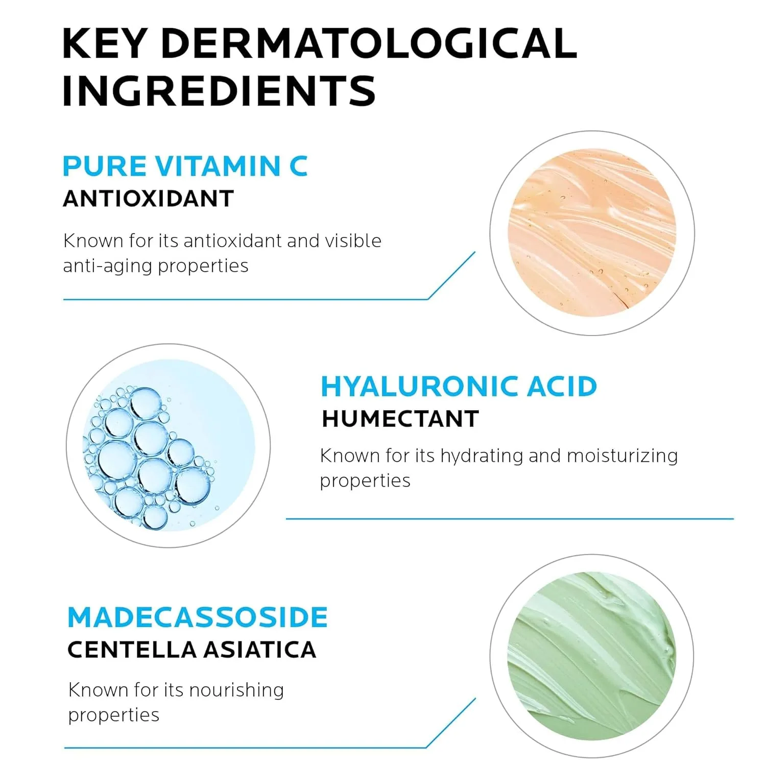 Крем для глаз La Roche-Posay Redermic C Pure Vitamin C с гиалуроновой кислотой для уменьшения морщин и омолаживающего эффекта, 0,5 жидких унций (1 упаковка) — фото 3