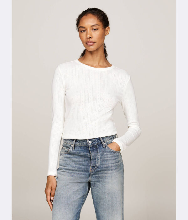 

Блуза Slim fit Tommy Hilfiger, белый