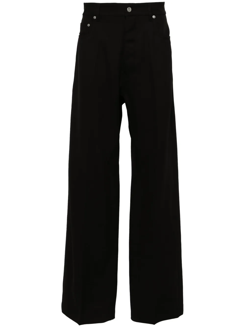 

Широкие брюки Geth строгого кроя Rick Owens, черный