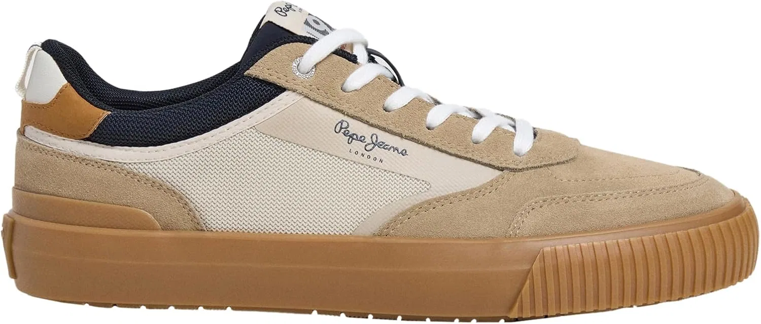 Мужские кроссовки Pepe Jeans Nolan Street MSneak, Brown Sandy Beige