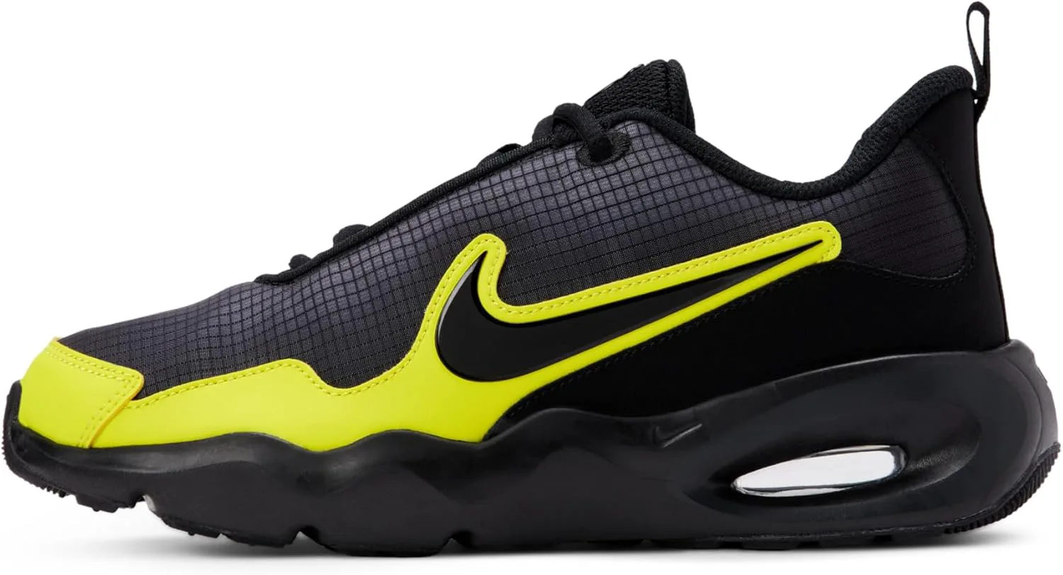 Кроссовки Nike Unisex Air Max Nova для детей - мальчиков, девочек, малышей и грудничков, черный/желтый