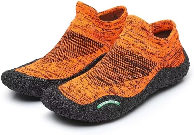 

Мужские и женские легкие модные водные туфли для пляжа, дайвинга, рыбалки и водного спорта Zonkacen, оранжевый
