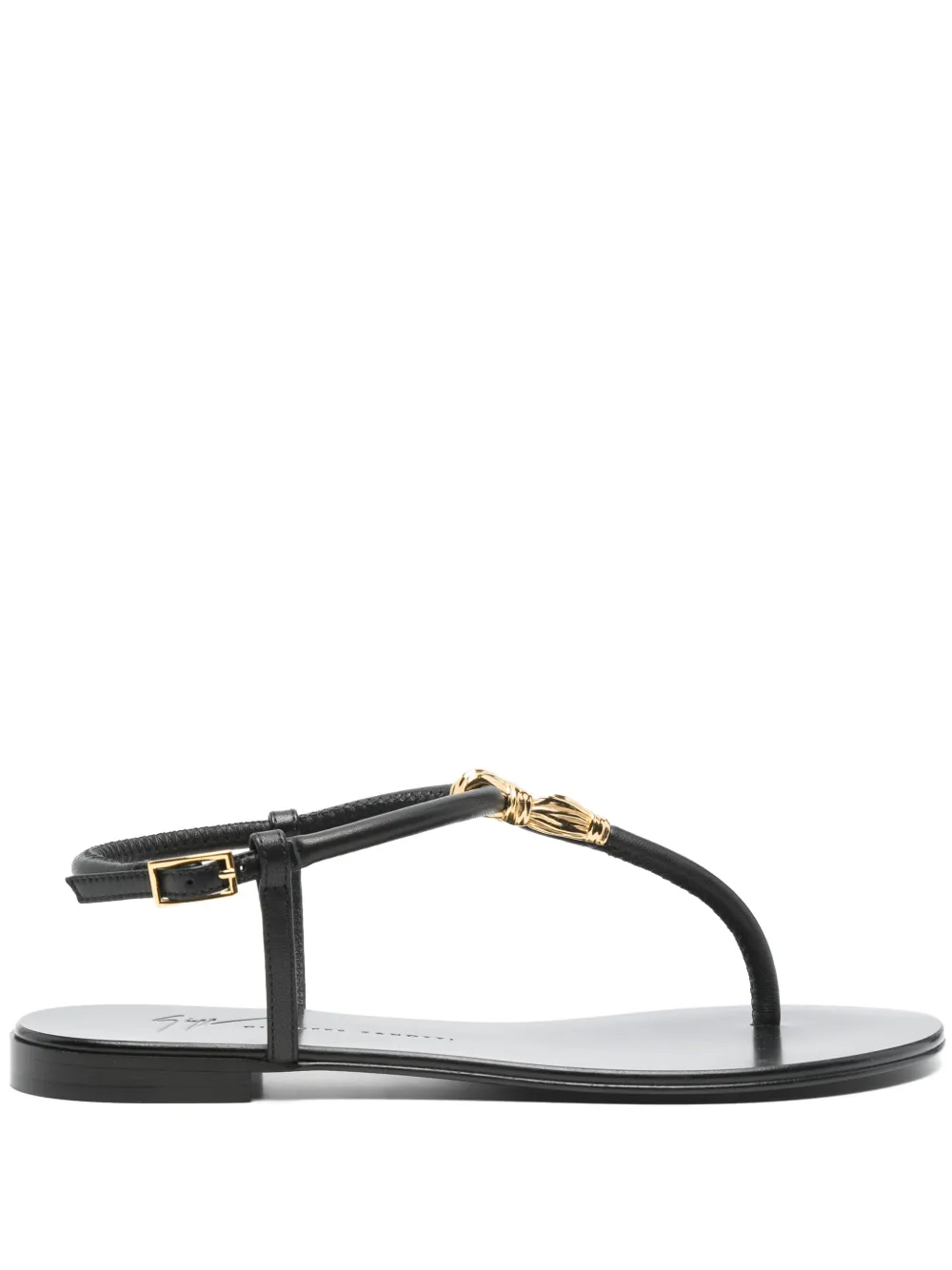 Сандалии Tie Giuseppe Zanotti, черный