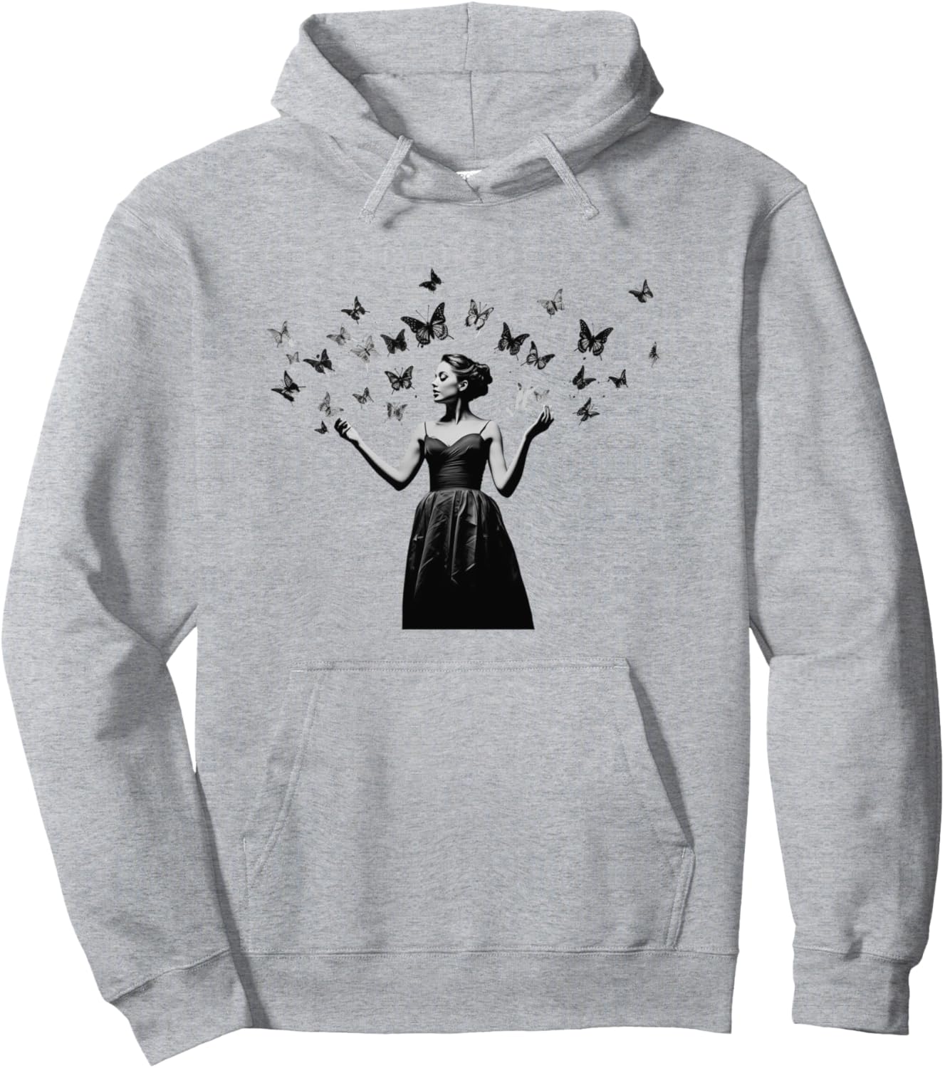 

Толстовка с бабочками для всех Wsg75, серый