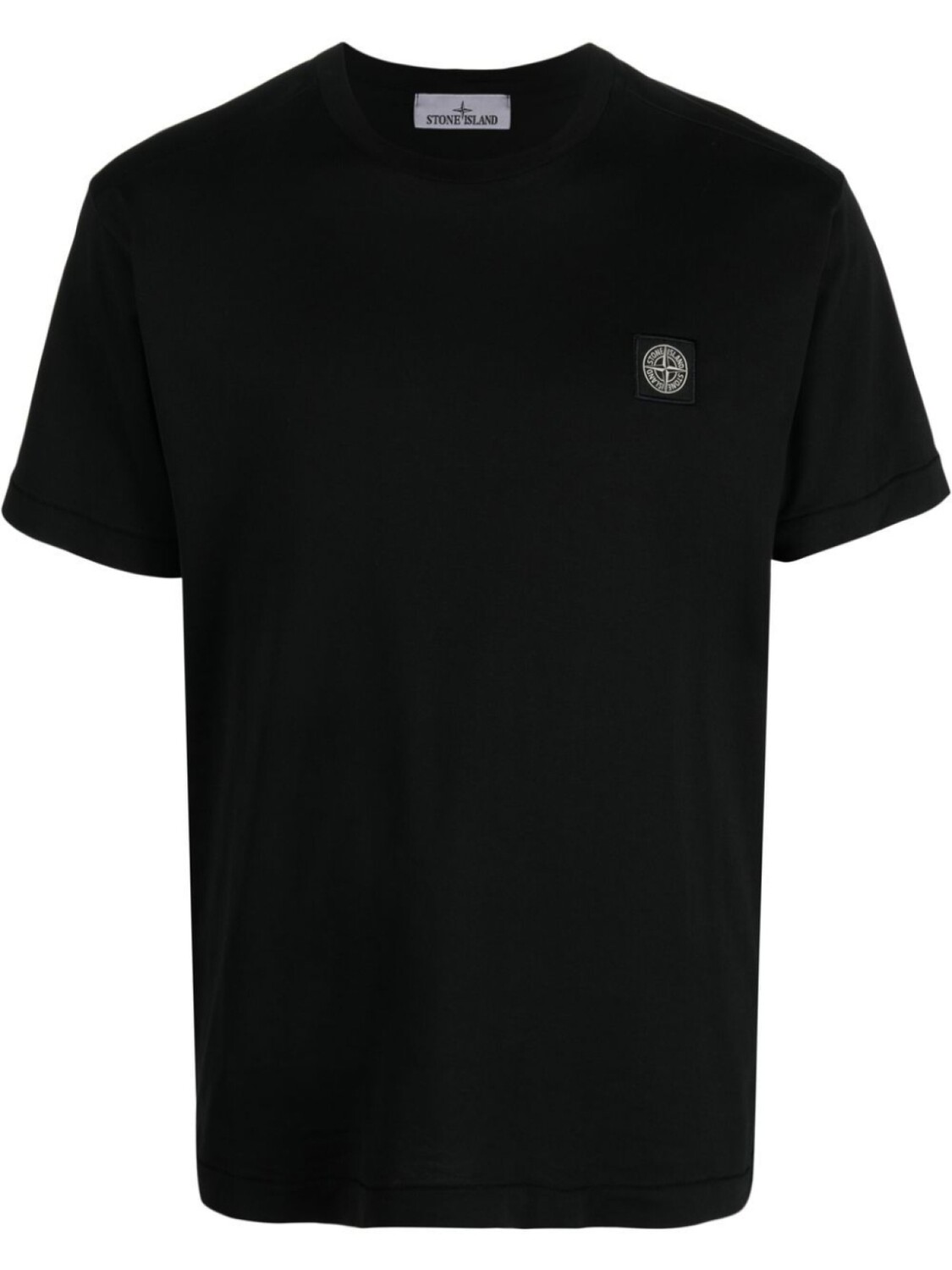 

Stone Island футболка с нашивкой-логотипом, черный