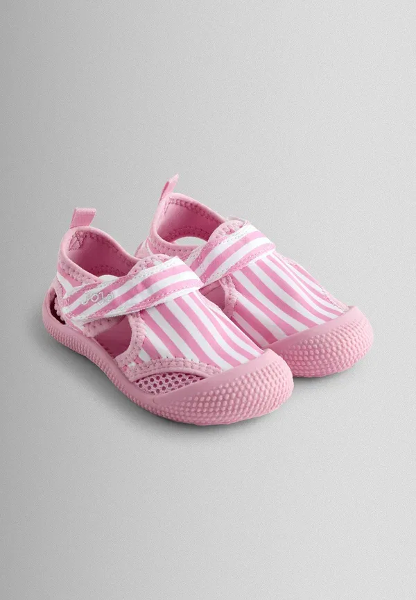 Сандалии для прогулок по пляжу Regular fit Jojo Maman Bébé, розовая широкая полоска — фото 2
