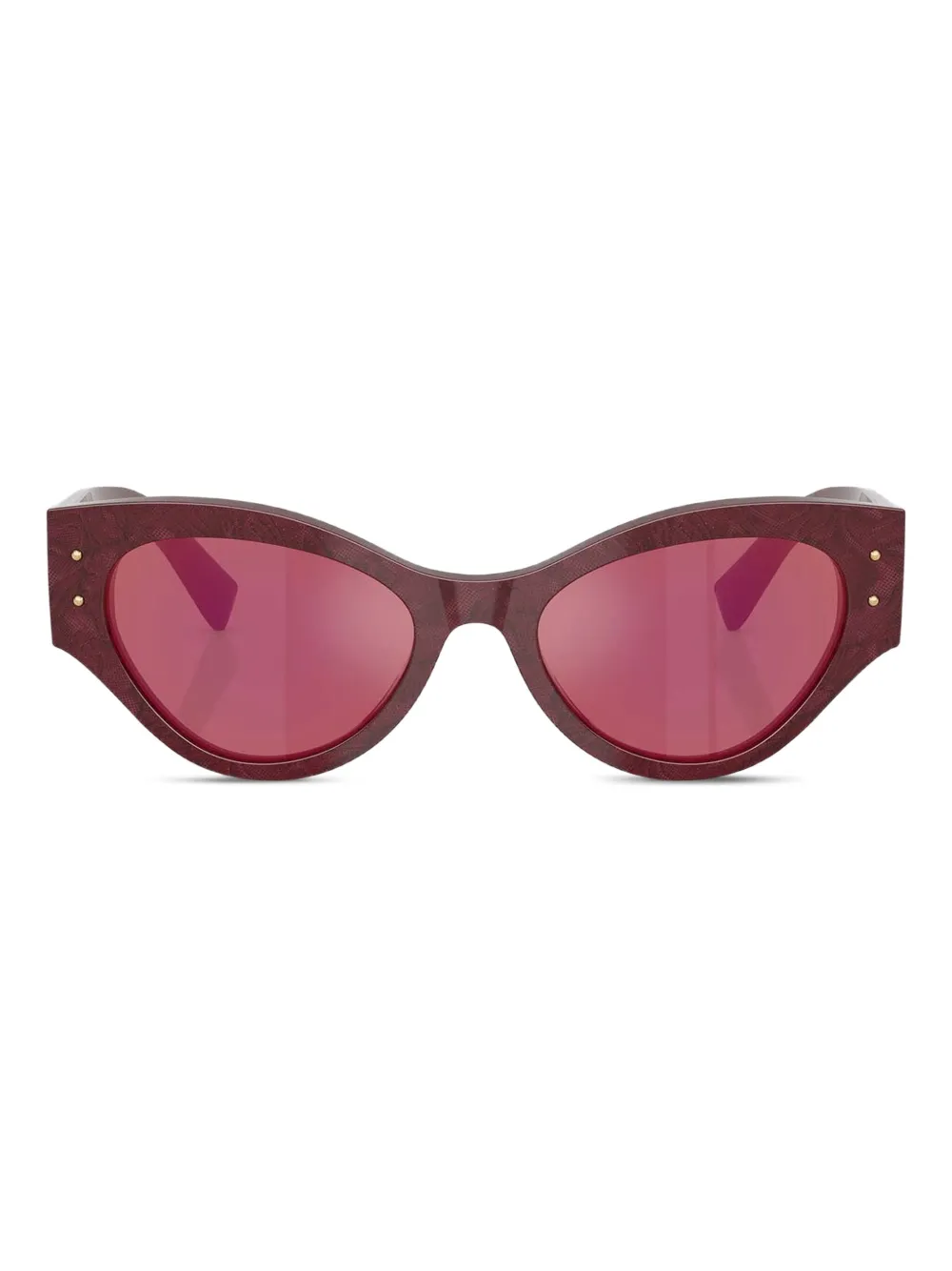 

Солнцезащитные очки в оправе 'кошачий глаз' Dolce & Gabbana Eyewear, красный