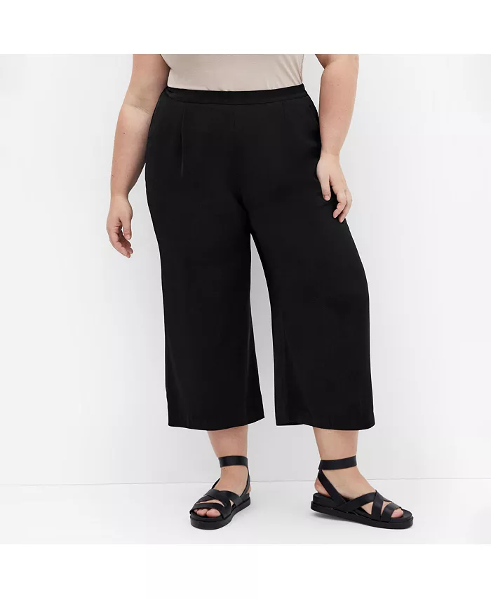 

Укороченные брюки Brigitta Plus Size CITY CHIC, черный