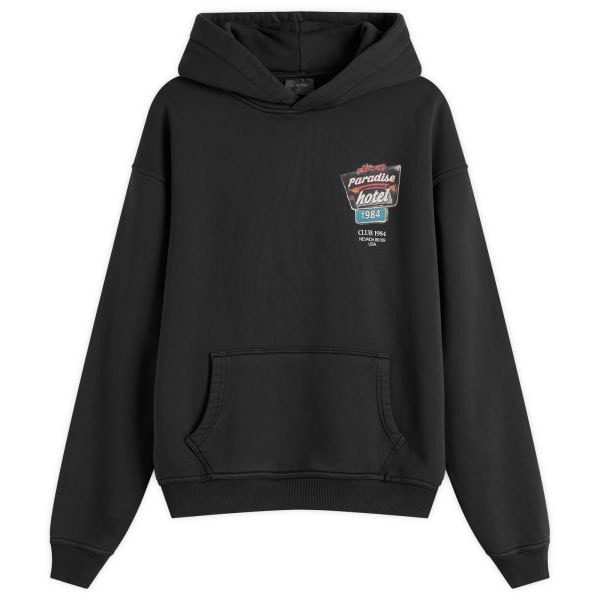 

Толстовка с капюшоном Paradise Hotel Club 1984, Washed Black