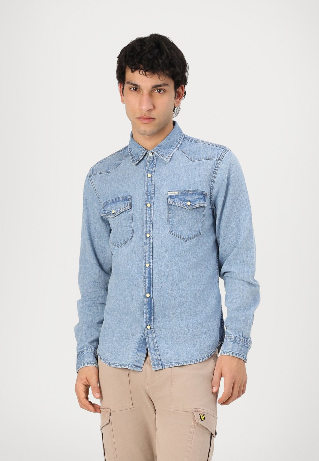 

Рубашка Guess Jeans, синий
