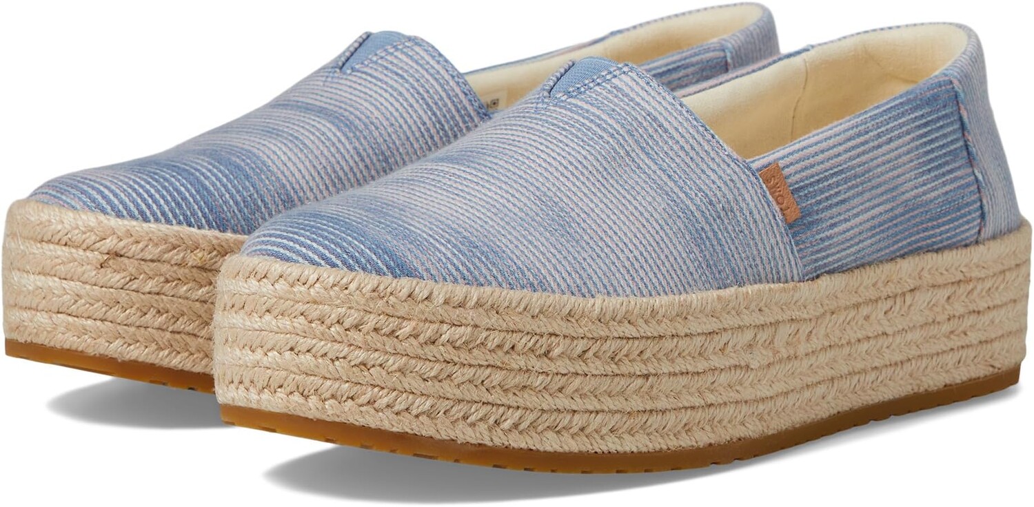 

Лоферы TOMS Valencia, цвет Pastel Blue Novelty Denim