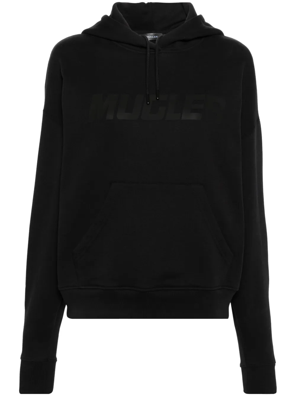 

Худи с логотипом Mugler, черный