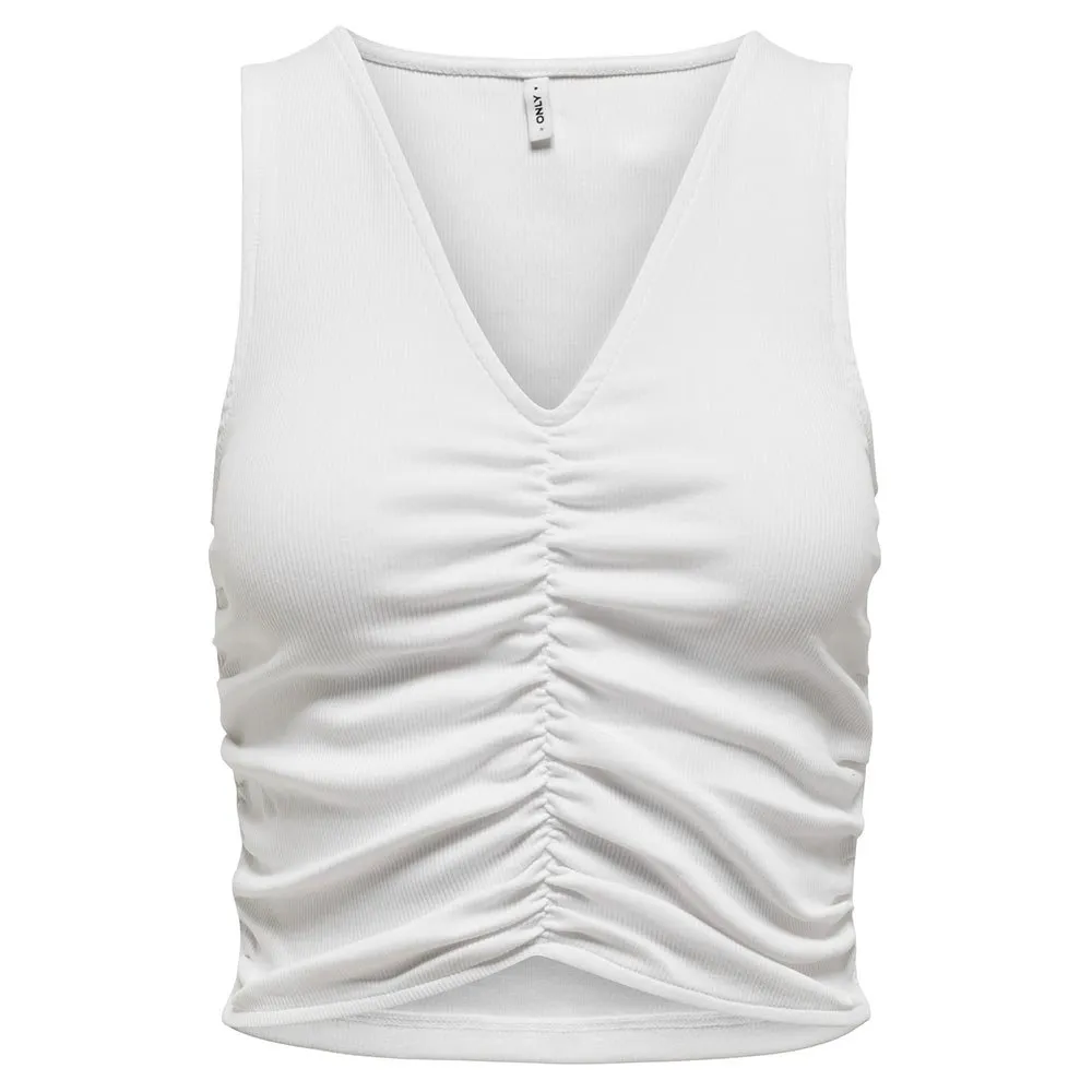 

Футболка Only Nilan Life Sleeveless v neck, белый