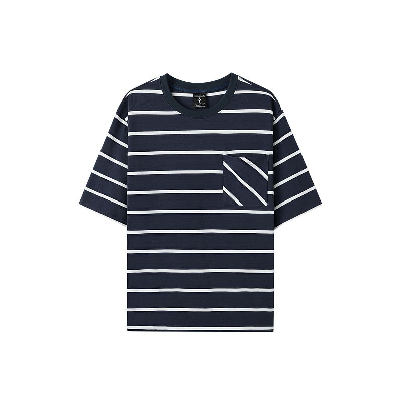 

Футболка мужская в клетку и полоску Skechers, синий