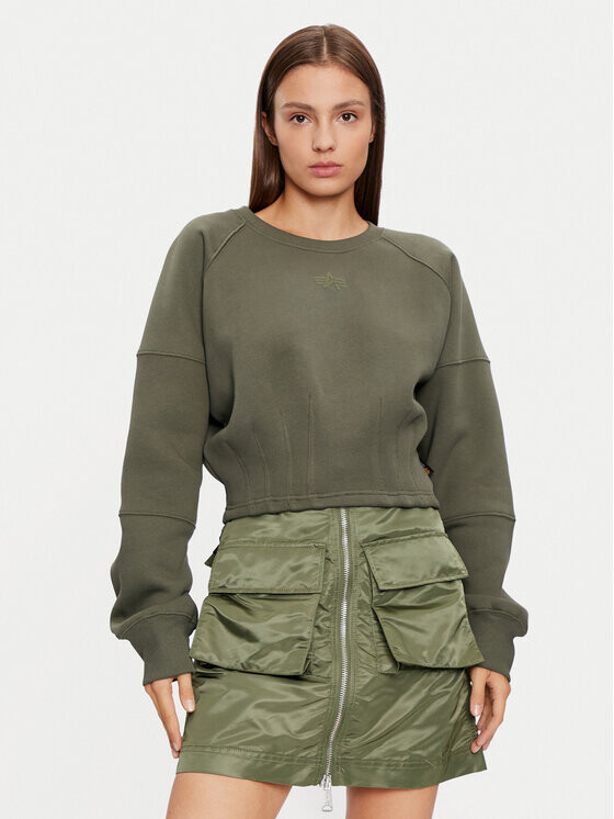 

Толстовка обычного кроя Alpha Industries, зеленый