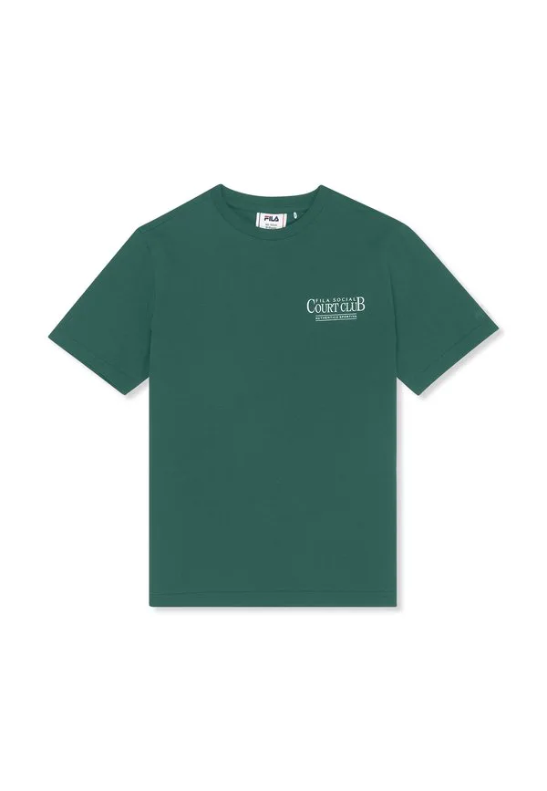 Футболка свободного кроя с графическим принтом от apparel montanelli Fila, Posy Green