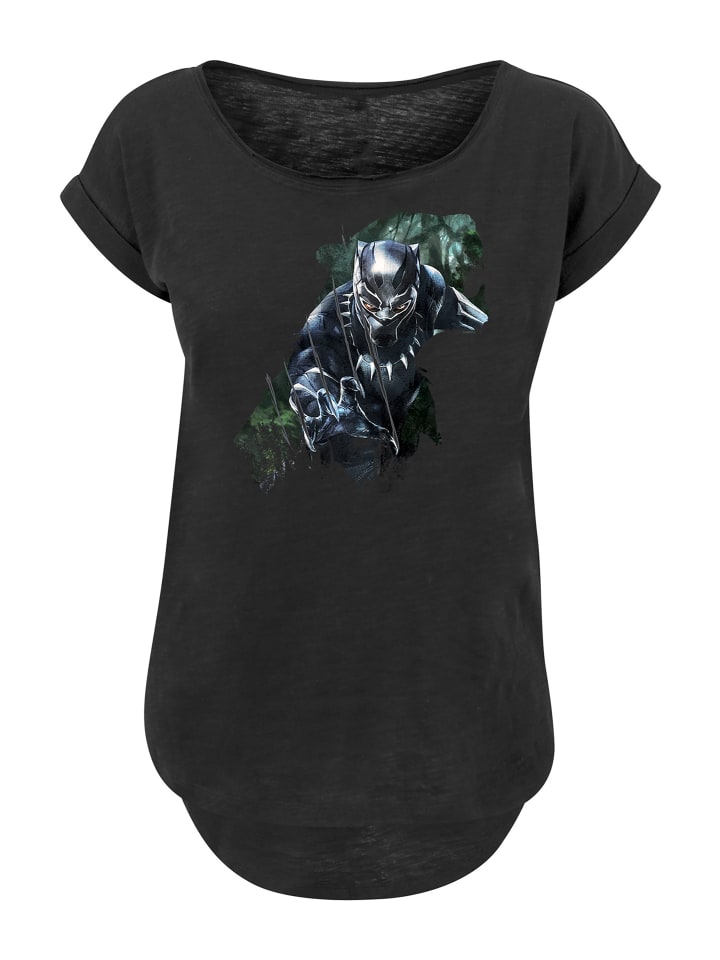 

Футболка Marvel Black Panther Wild Sillhouette черного цвета F4NT4STIC, Черный, Футболка Marvel Black Panther Wild Sillhouette черного цвета F4NT4STIC