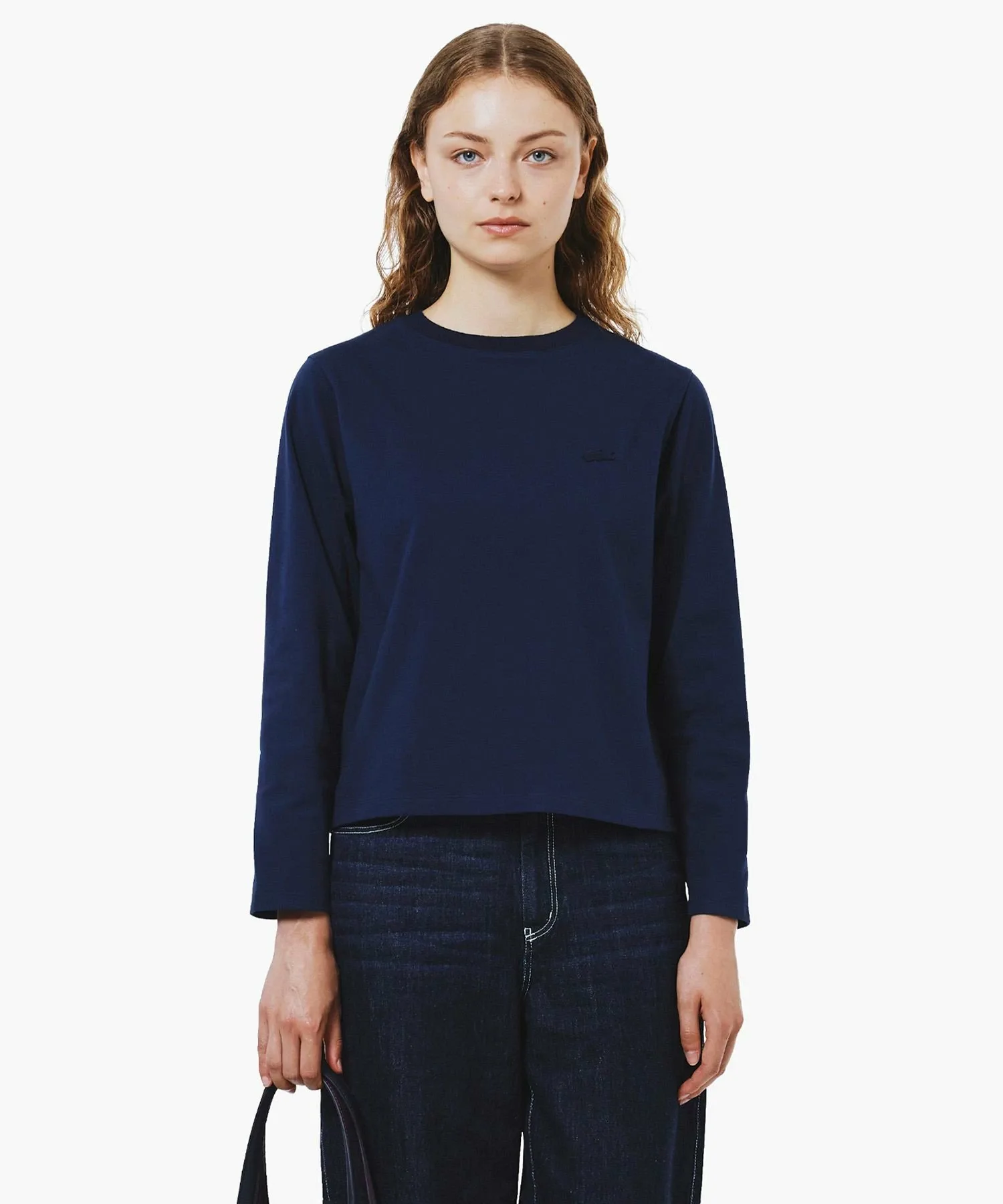 Футболка LACOSTE с длинным рукавом Navy