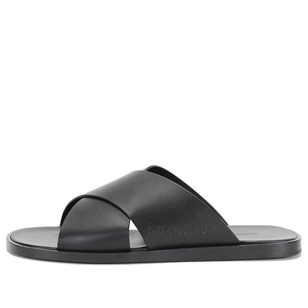 

Тапочки cosy slides 'black' Balenciaga, черный