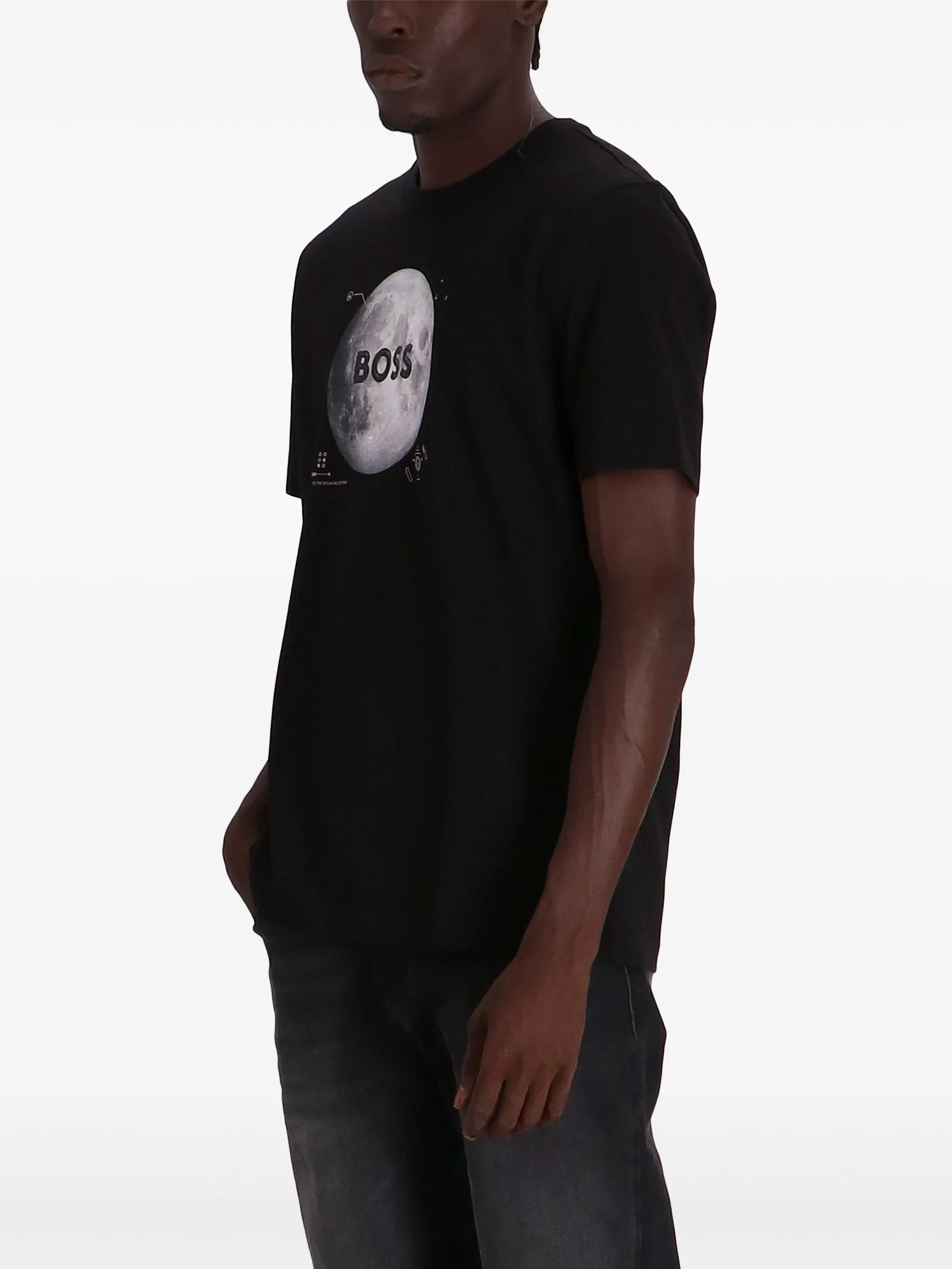 

Футболка с принтом Boss, черный
