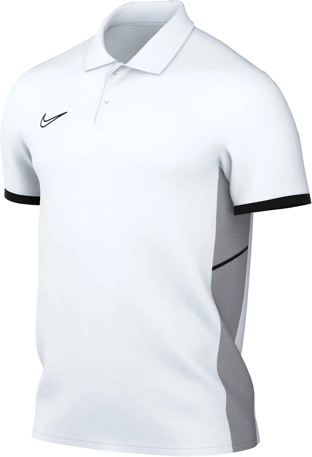 Мужская футболка поло Nike Dri-FIT ACD25, цвет White/Black/Wolf Grey/Black