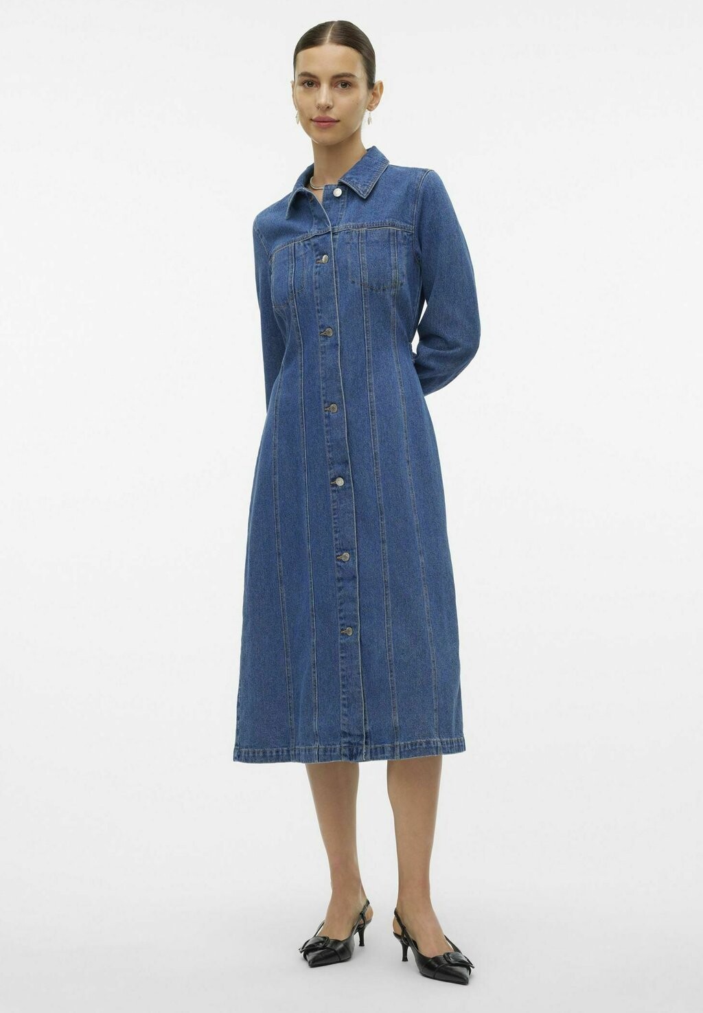 

Платье из денима VMFINLEY Vero Moda, синий деним