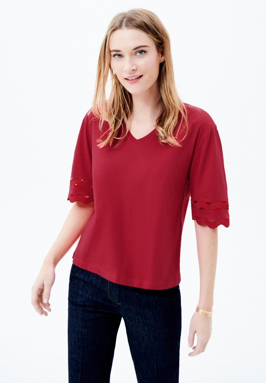 

Футболка с принтом FRENCH BRAND FASHION ELEGANT Caroll, розовый