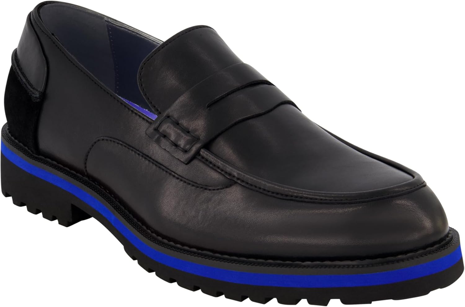 

Мужские слипоны DKNY с круглым носком и резиной подошвой, черный