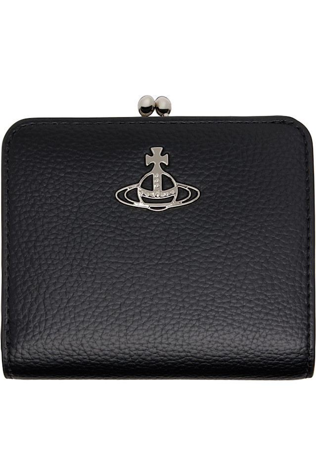 

Двустворчатый кошелек с логотипом Vivienne Westwood, черный