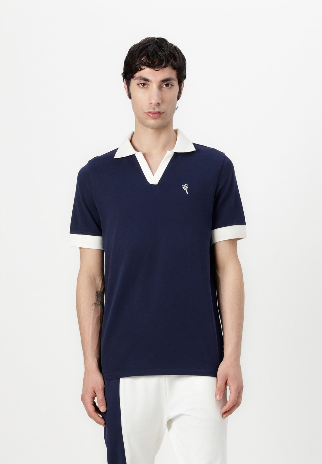 

Рубашка поло V NECK Open Era, синий