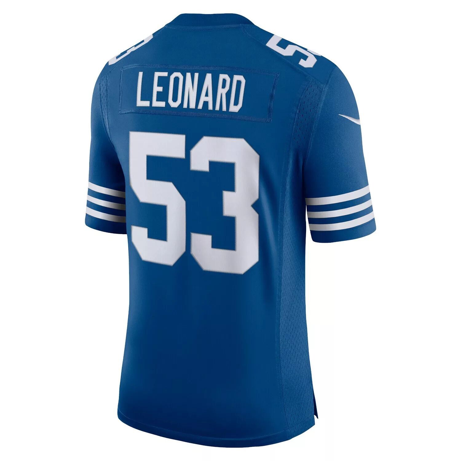 Мужская майка Darius Leonard Royal Indianapolis Colts Alternate Vapor Limited Nike — фото 3