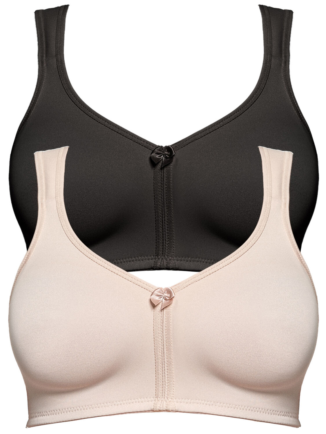 

Бюстгальтер без косточек SUSA 2er Pack Prothesen BH Care, цвет Schwarz cappuccino