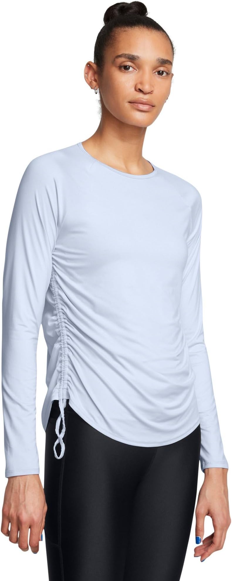 

Лонгслив Under Armour Motion Long Sleeve Longline Crew, цвет Nimbus Blue/White