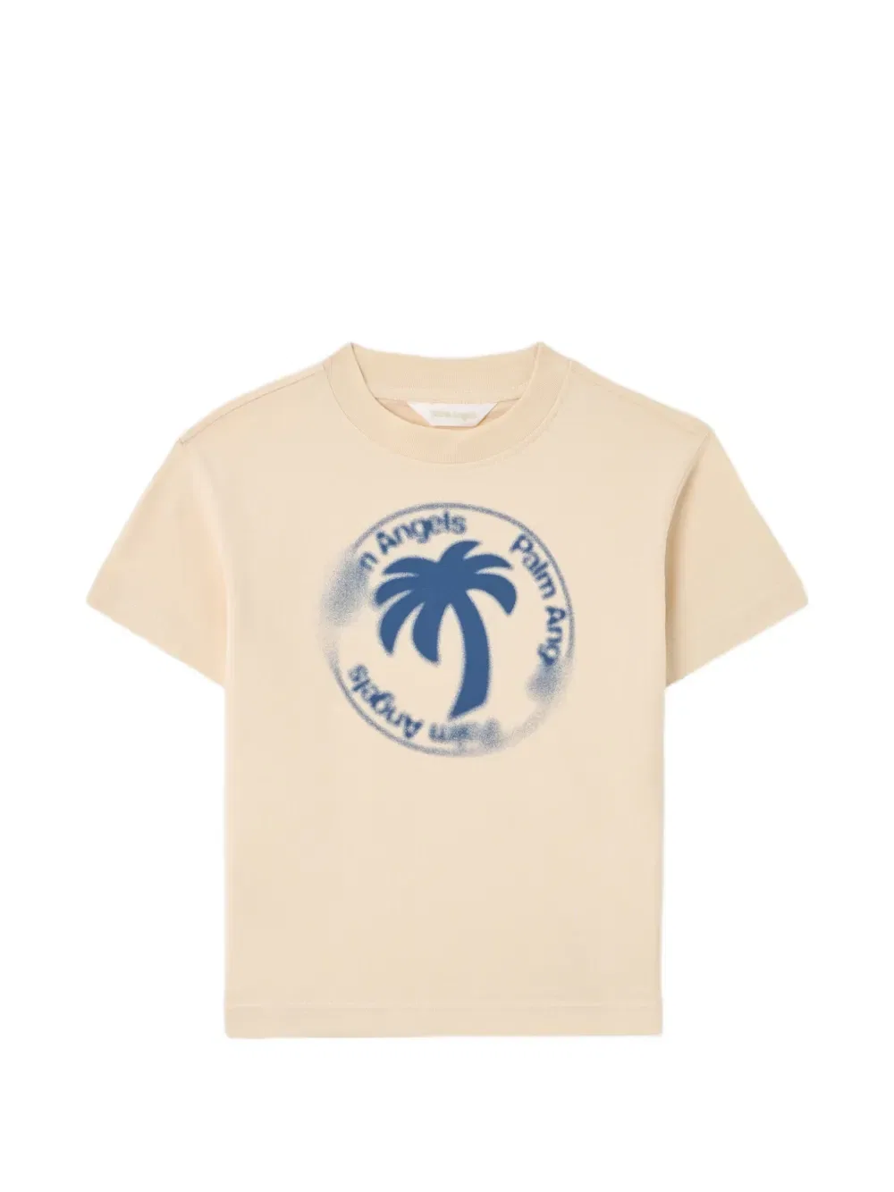 Футболка с изображением пальмовой ветвей Palm Angels Kids, нейтральный