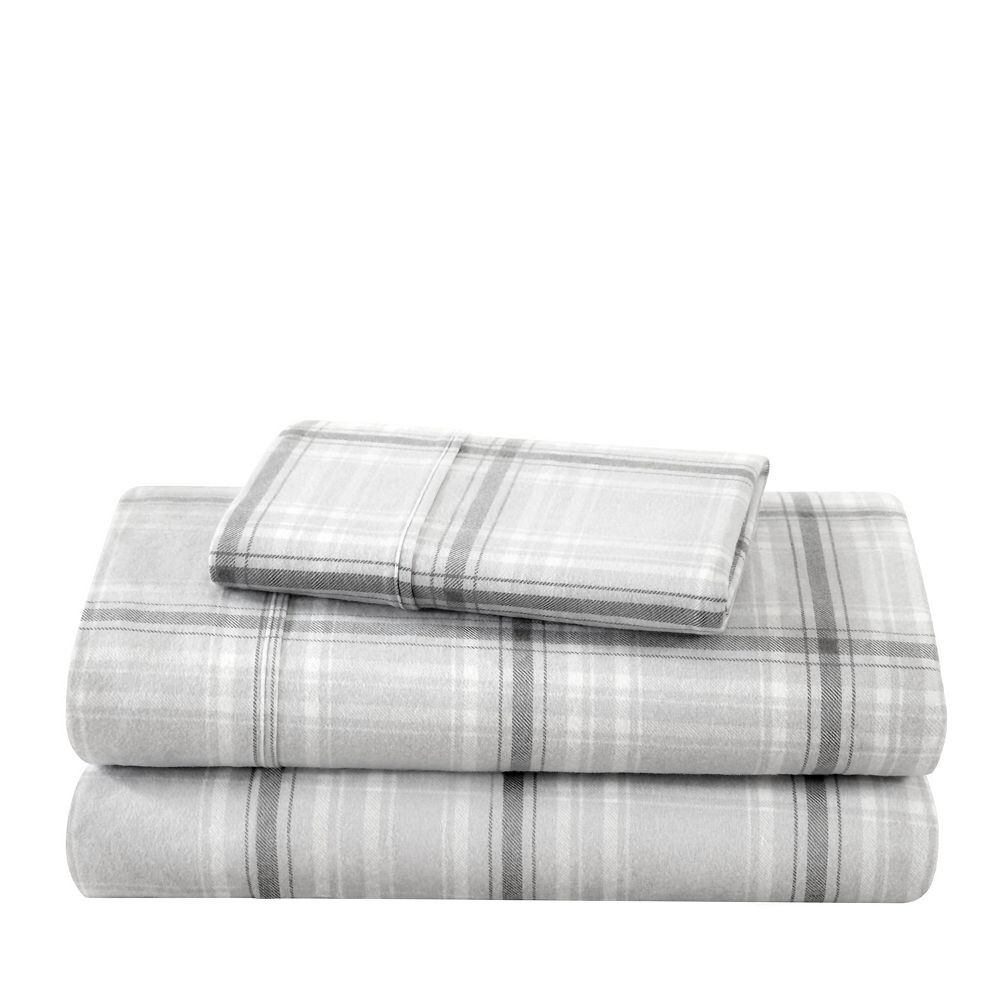 

Комплект ультрамягких простыней с двойной щеткой и принтом Bare Home, цвет Tartan Plaid