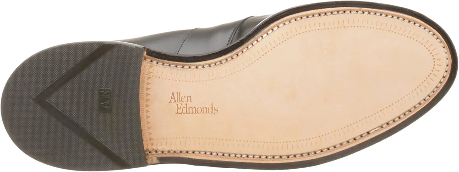 Лоферы из телячьей кожи Allen Edmonds, черный — фото 4