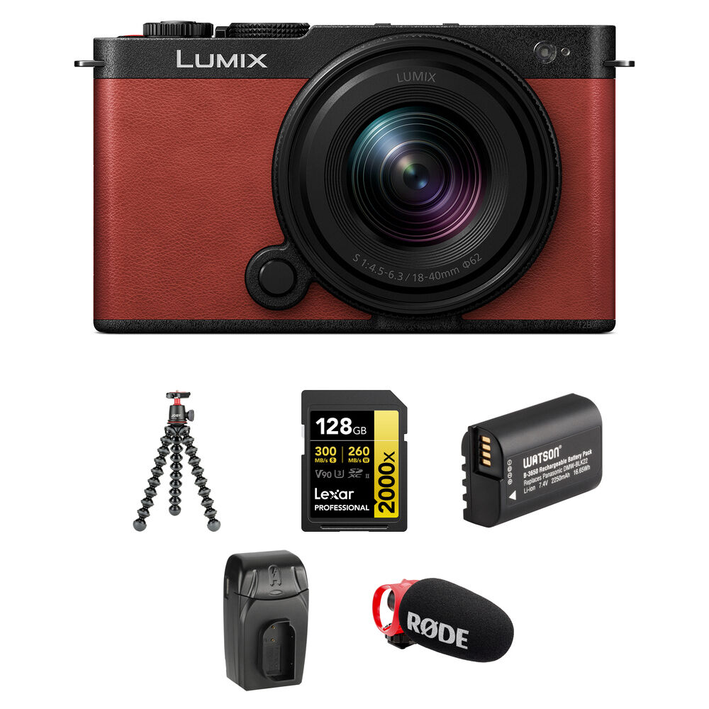 

Беззеркальная камера Panasonic Lumix S9 Mirrorless Camera and 18-40mm f/4.5-6.3 with